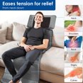 thumbnail image 3 of Full Body Massage Mat with Heat, Back Massager with Detachable Massage Pillow, 9 Vibration Motors & 3 Heating Pads, Massage Chair Pad for Neck, Back, Llumbar, Stress Relief, 3 of 12