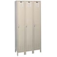 thumbnail image 1 of Hallowell UH3228-1A-PT Hallowell Value Max Locker, 36 in. W x 12 in. D x 78 in. H, 729 Parchment, Single Tier, 3-Wide, Assembled, 1 of 1