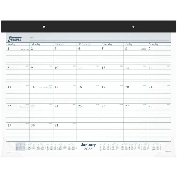 ATAGLANCE 2023 Monthly Desk Pad Calendar, Large, 21 3/4" x 17