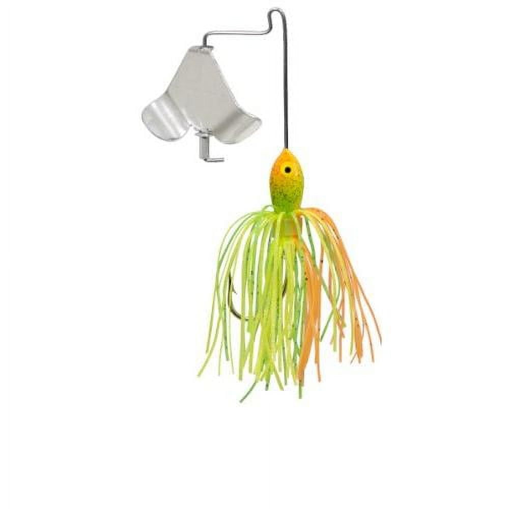 (2 pack) Strike King Mini Pro Buzz 1/8oz Buzzbait Lure Fire Tiger