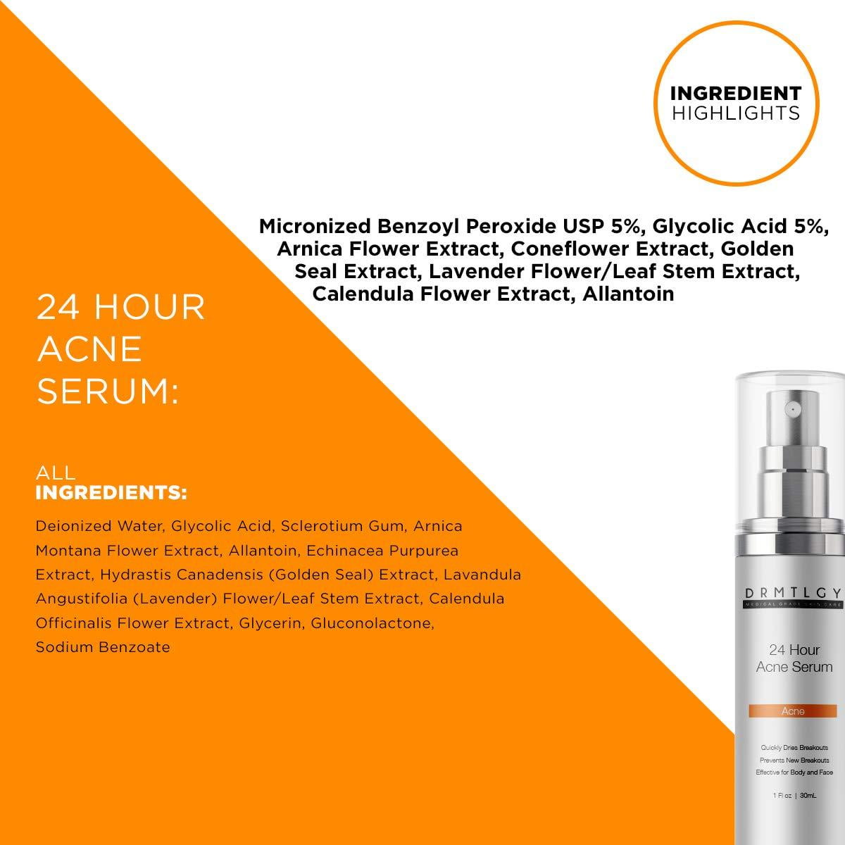 Buy DRMTLGY Acne Spot Treatment and Cystic Acne Treatment. Acne Serum