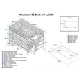 thumbnail image 2 of Woodland Staircase Bunk Bed Full over Full in Multiple Colors and Configurations, 2 of 4