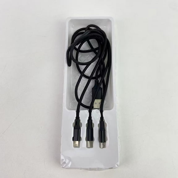 AUTOWT Data cables, 6FT Multi Charger Cable Universal 3 in 1 Multiple USB Cable Fast Charging Cord with Type C, Micro USB Port Connectors Compatible with Most Cell Phones Tablets