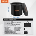 thumbnail image 5 of VEVOR Ice Bath Tub for Athletes, Inflatable Cold Water Therapy Plunge Tub, 5 of 12