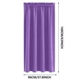 thumbnail image 3 of 100% Blackout Curtains for Bedroom 64 inches Long - Thermal Drapes Grommet Room Darkening Light Blocking Curtains Window Treatments for Living Room (2 Panels, W38 x L64, Purple), 3 of 5