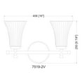 thumbnail image 6 of Z-Lite 3 Light Outdoor Wall Light, 6 of 8