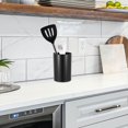 thumbnail image 4 of EIMELI Countertop Utensil Holder Kitchen Black 2Pcs 17.5X4.3In, 4 of 6