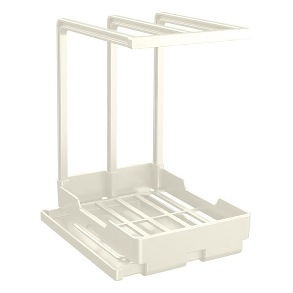 Luoshdecor Kitchen Sponge Sink Rack with 3 Dishcloth Drying Rack,for Rag, Brush, Scrubber Storage and Organization