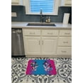 thumbnail image 3 of Carolines Treasures BB5373RUG Tapis de Mousse à Mémoire de Forme Lavable en Machine Rose Bleu, 3 of 4