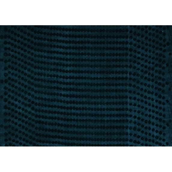 Ahgly Company Indoor Rectangle Abstract Light Blue Modern Area Rugs, 8' x 10'