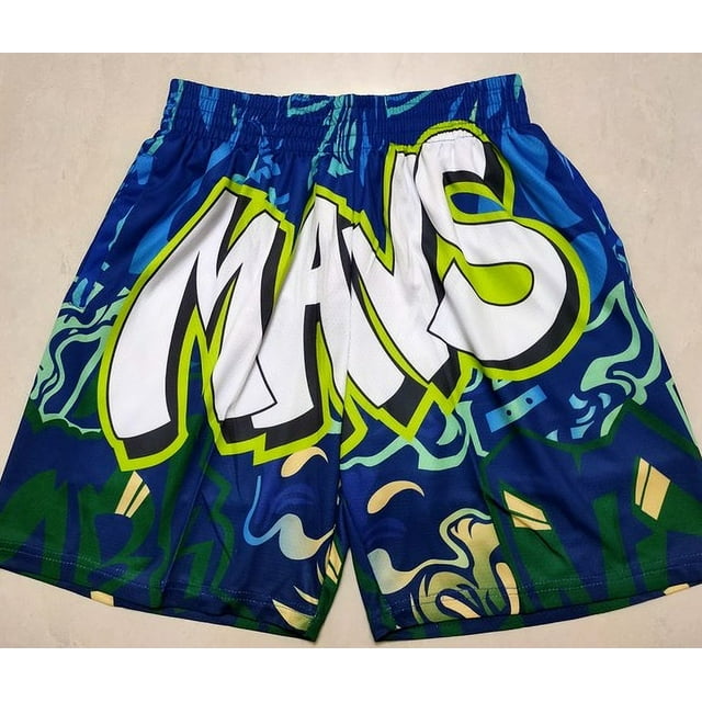 Mens Womens Athletic Basketball Shorts SUNS NEWYORK Mesh Casual Workout Running Shorts