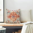 thumbnail image 4 of Outdoor Boho Decorative Throw Pillow Covers 18x18 Set of 2 Spring Farmhouse Vintage Rust Coral Orange Cushion Cover Home Decor for Living Room Bedroom Bed Cushion Cases, 4 of 5