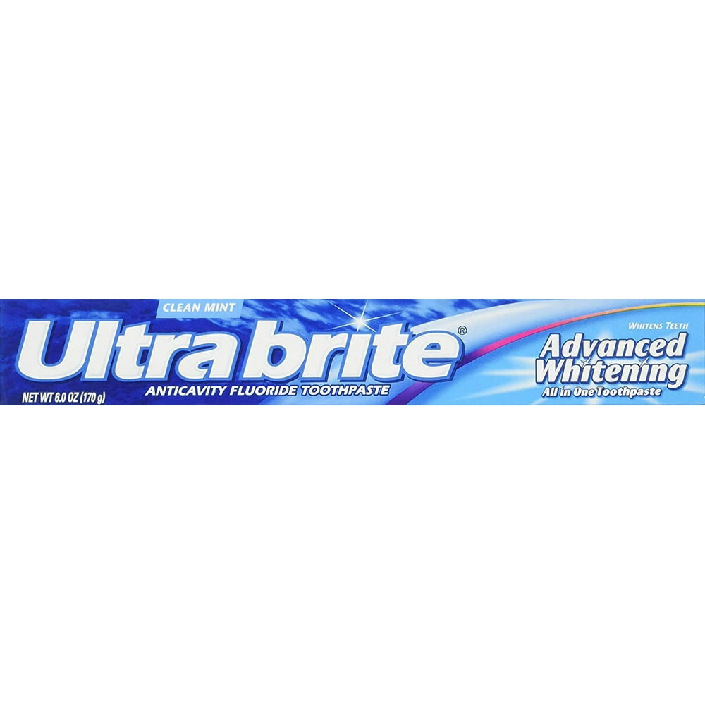 Ultra Brite Advanced Whitening Toothpaste Clean Mint, 6 Ounce