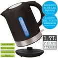thumbnail image 2 of Hauz - Cordless Kettle with LED Lighting, 1.7 Liter Capacity, Black, 2 of 3