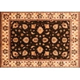thumbnail image 1 of Ahgly Company Indoor Rectangle Oriental Orange Traditional Area Rugs, 8' x 12', 1 of 4