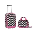 thumbnail image 1 of 2 PC PINK CHEVRON LUGGAGE SET - PINKCHEVRON, 1 of 1