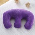 thumbnail image 2 of Almohada Suave Desmontable para Pecho, Almohada de Apoyo de Pecho Conveniente Salón de Masaje SPA, Almohada de Masaje para Salón de Belleza - Púrpura Sunnimix Almohada de pecho, 2 of 8