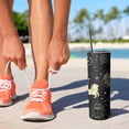 thumbnail image 3 of Leo Tumbler with Lid and Straw, Astrology Tumbler, Gothic Tumbler, Constellation Cup/Mug, Zodiac Gifts for Men Women, Constellation Gifts, 20oz Slim Tumblers with Lids and Straws, 3 of 7