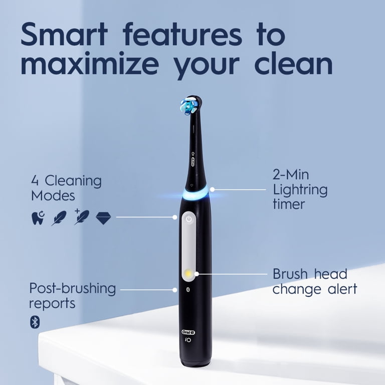 Oral-B, Toothbrush, iO Series 4 Electric, Rechargeable Black