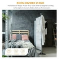thumbnail image 4 of BRIGHTFUFU 2pcs Panel Holder Stand Wood Privacy Support for Room Divider Base, 4 of 7