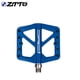 thumbnail image 3 of Sonducket ZTTO 1 par de pedales planos de nailon para bicicleta, 24 picos intercambiables, pedales de bicicleta de montaña antideslizantes, piezas de Ciclismo Azul Sonducket OD002863-04B, 3 of 6