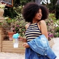 thumbnail image 4 of Blue - Portable plastic cereal cup, perfect for breakfast on the go, holds cereal and milk, 4 of 5