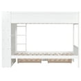 thumbnail image 5 of White Twin Over Bunk Bed With Multi-layer Cabinet & 2 Drawers - Maximize Space, Framework Space Saving Solution, Build, 5 of 6