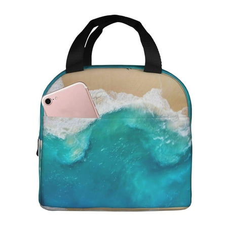 Insulated Lunch Bag for Women Men - Beach Leakproof Cooler Lunch Box for Women Men  Lunch Tote Bags for Work School Picnic Travel