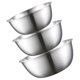 thumbnail image 4 of Stainless Steel Storage Basin Mixing Bowl For Housewives 22.00X22.00X9.00CM Easy To Clean Function 1 Set, 4 of 4