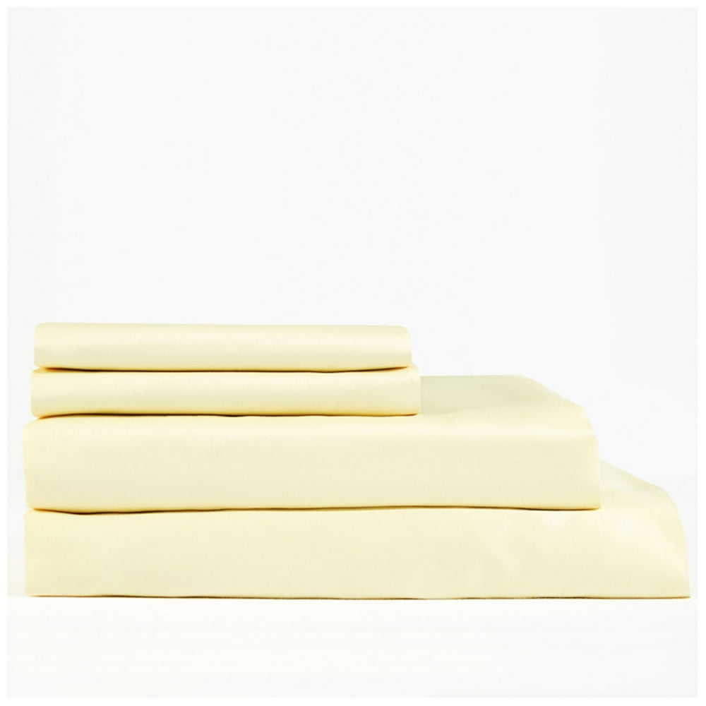 400 Thread Count Sateen Weave Egyptian Cotton Sheet Set by Textrade