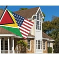 thumbnail image 5 of 3×5 FT Guyana USA Flag, Large 150D America Guyanese Outdoor Banner,Double Side Printing Decor For Patio Garden With Brass Gromment, 5 of 5