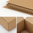 thumbnail image 6 of CRUGLA 8x8x4 inches Shipping Boxes Set of 40, Brown Corrugated Cardboard Box Literature Mailer, 6 of 6