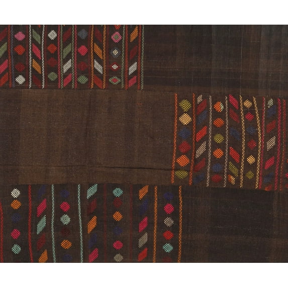 Ahgly Company Machine Washable Indoor Rectangle Contemporary Night Red Area Rugs, 7' x 10'