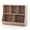 Natural, variant on Furnibear 5-Cube Wooden Kids Toy Storage Organizer with Anti-Tipping Kits and Stackable Cube Shelving for Bedroom Playroom Nursery to Sort Books and Toys, White