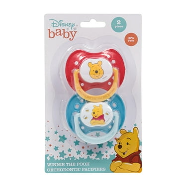 PACIFIER,2pk WINNIETHEPOOH RED