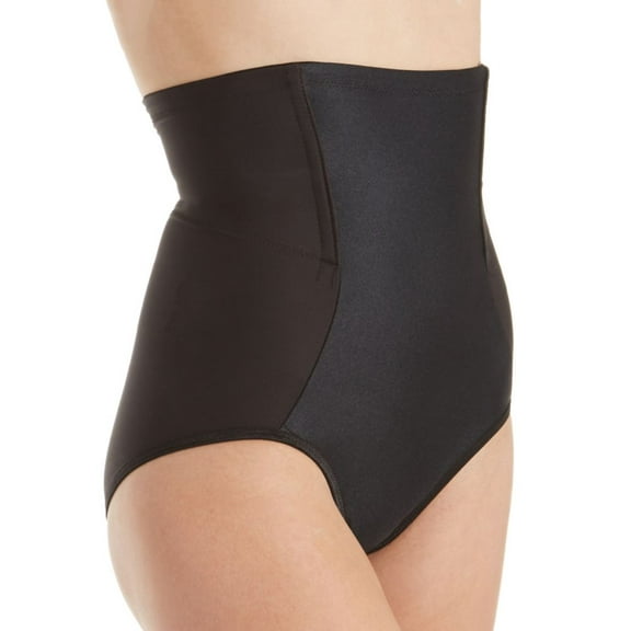 Women's Carnival 808 Body Sculpting Hi Waist Brief Panty (Black M)