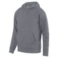 thumbnail image 2 of Augusta Sportswear Boys' Youth 60/40 Fleece Hoodie, Charcoal Heather, Large, 2 of 3