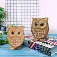 thumbnail image 6 of Owl Statue and Figurine for Home Decor Accents Adorable Owl for Shelf Bookshelf Bedroom Living Room Office Table Desk Modern Decorations Animal Owl Sculpture for Birds Lovers, 6 of 7