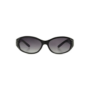 Foster Grant Women's Wrap Fashion Sunglasses, Black