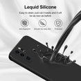 thumbnail image 4 of shiyou-Case Compatible with Huawei P30 Pro, Silky-Soft Touch Full-Body Protective Phone Silicone Case, Shockproof Cover with Microfiber Lining, Black, 4 of 4