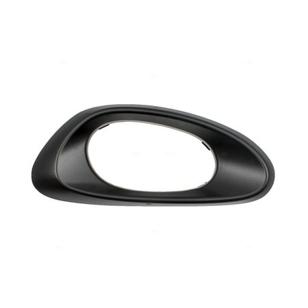 - BROCK Interior Inside Door Handle Trim Bezel Black Textured Driver Front Replacement for 02-09 Chevrolet Trailblazer & 02-06 EXT 15214501