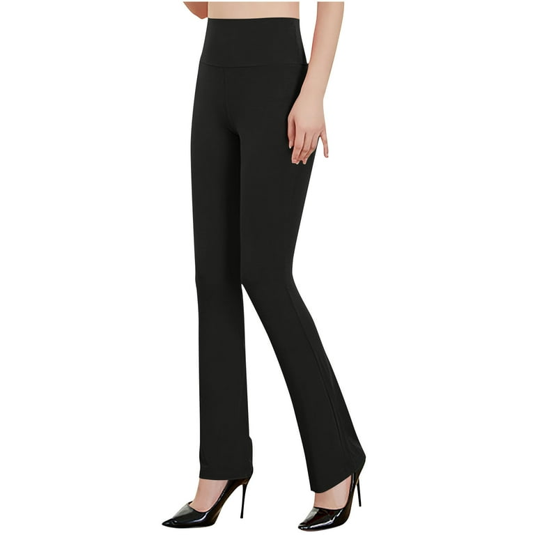 high-waisted black bootcut dress pants 7-Pocket DPYP Dress Pant Yoga Pant main image 1