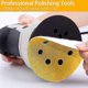 thumbnail image 5 of Gold Sanding Disc, 5 Inch 8 Hole Sandpaper Hook And Loop Sanding Discs Round Obital Sandpaper 120 Grit-100pcs, 5 of 5