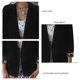 thumbnail image 3 of Blazer De Solapa Con Pu?os De Leopardo, Bolsillos Laterales De Color Sólido Blazer De Mujer Suave De Manga Larga Para Ir De Compras A La Oficina ANGGREK Otros, 3 of 5