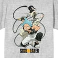 thumbnail image 2 of Soul Eater Tsubaki Nakatsukasa Men's Athletic Heather Crew Neck Short Sleeve T-shirt-Medium, 2 of 2