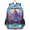 Volcano Pixel, variant on Backpack for 6-12Y,17L Lightweight Travel Daypack with Reflective Strips & Chest Strap Nylon Volcano Pixel Print