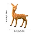 thumbnail image 3 of 12 Pieces Deer Figurines Toy Realistic Deer Family Figurines Forest Animals Figures Miniature Woodland Creatures Miniature Cake Toppers for Christmas Birthday Party Bridal Shower.(A), 3 of 8