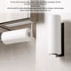 thumbnail image 4 of Toallero De Papel Debajo Del Gabinete Toallero De Papel Para Gabinetes De Baño De Cocina, Autoadhesivo O Montaje De Taladro, 4 of 7