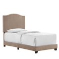 thumbnail image 1 of Cousu Chameau Dos Simple Lit Rembourré en Beige Sable, 1 of 5