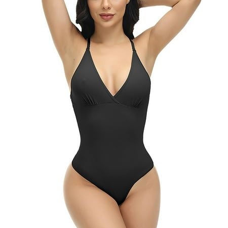 SNOWSONG Corset Tops for Women  Bodysuit for Women Plus Size Hip Lifting Bodysuit Long Sleeve Corset Sculpting Body Shaper  Plus Size Bodysuit  Shirts for Women 1PC Corset Black S